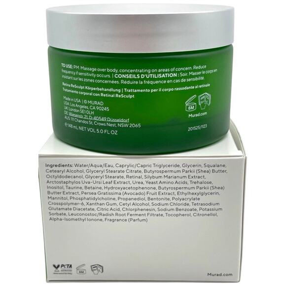 Murad Resurgence Retinal ReSculpt Body Treatment Lifts Skin 5.0fl oz/148ml - Picture 2 of 3